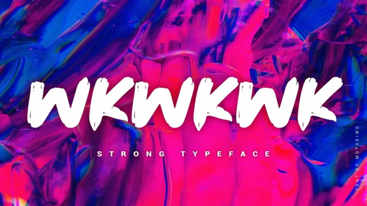 Wkwkwk - Strong Bold Typeface