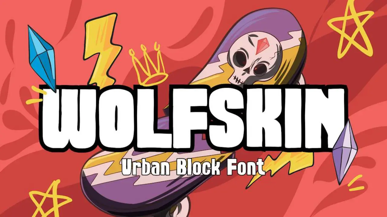 Wolfskin Urban Block Font
