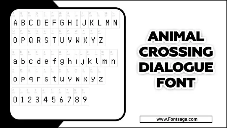 Animal Crossing Dialogue Font