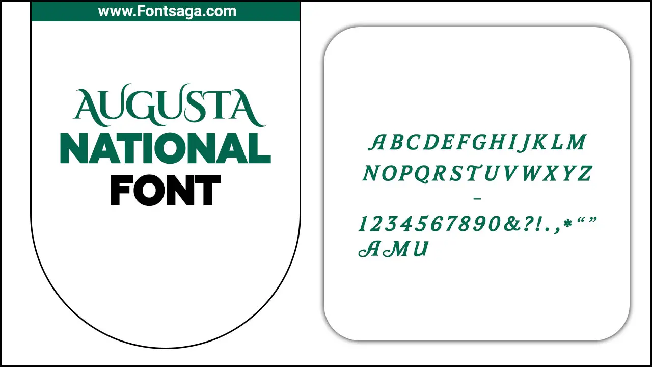 Augusta National Font