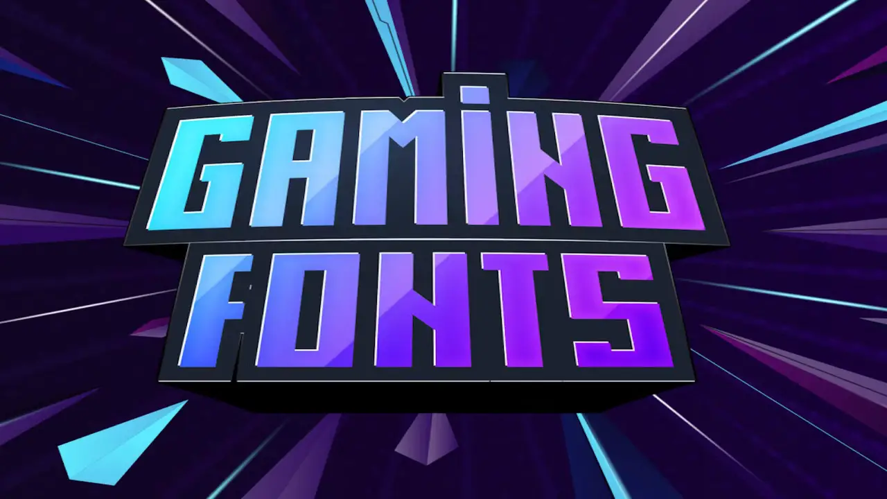 Best Fonts For Gaming Logos