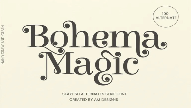 Bohema Spirit Font Collections