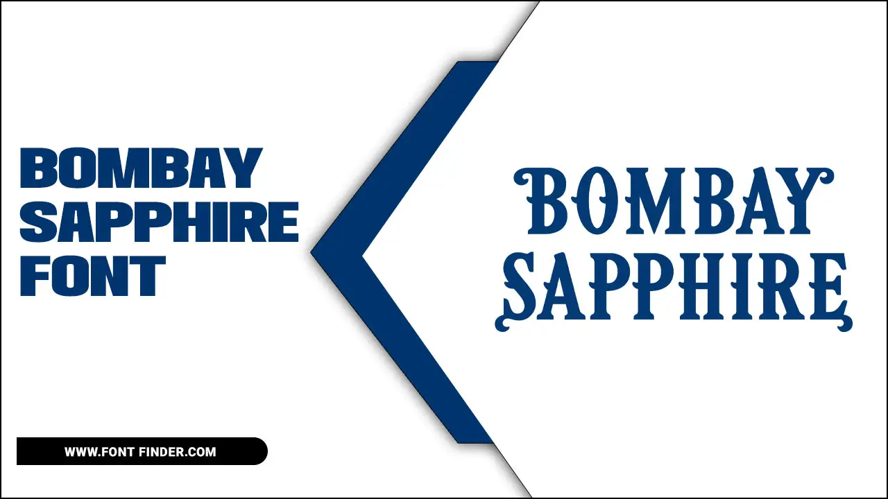 Bombay Sapphire Font