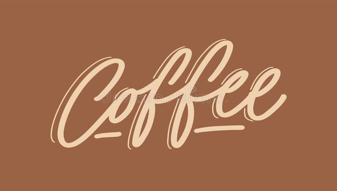 Coffee Handwritten Typeface