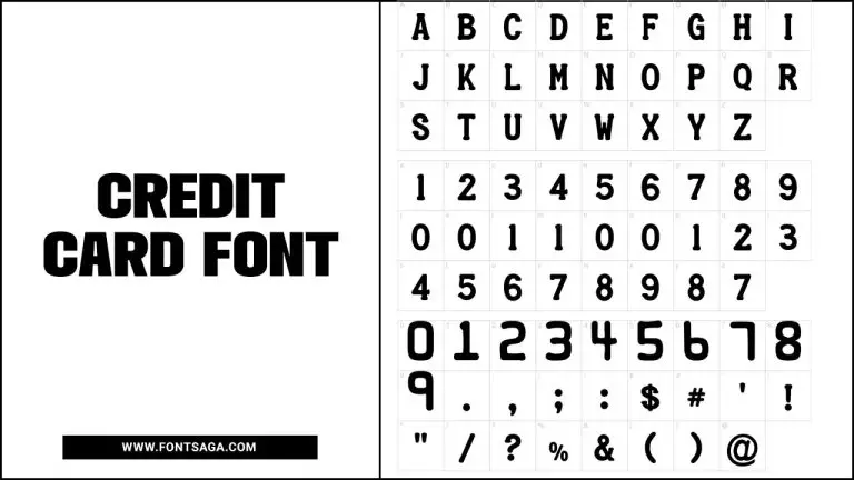 Credit Card Font – Guidelines To Choose The Right Font