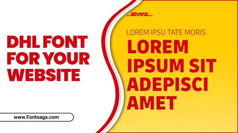 DHL Font For Your Website