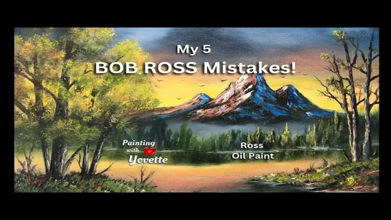 Does Bob Ross's Font Mistakes