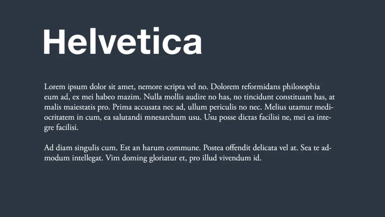 Elevate Your Design With Helvetica Font Pairing