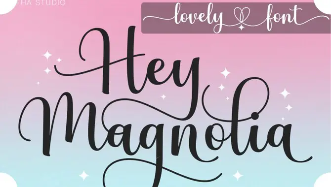 Examples Of Design Projects Using Hey Magnolia Font