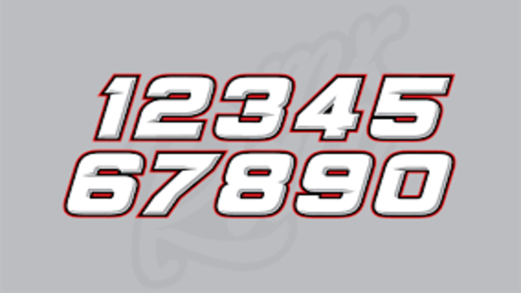 Motocross Number Font: Unleash Your Racing Style!