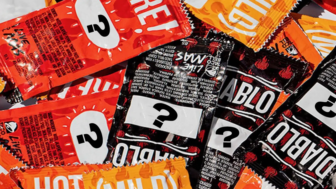 Feature Of Taco Bell Sauce Font