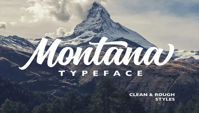 Features Of Montana Font