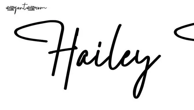 Hailey Font's Unique Features And Characteristics
