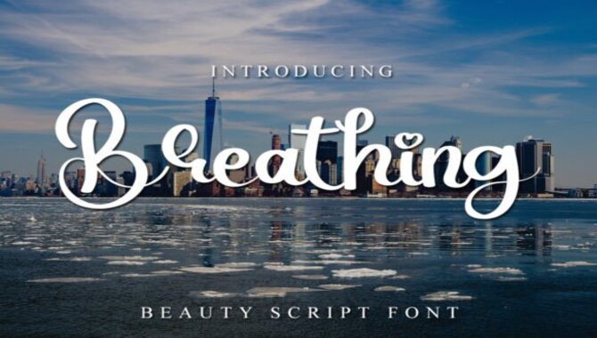How Breathine Font Works