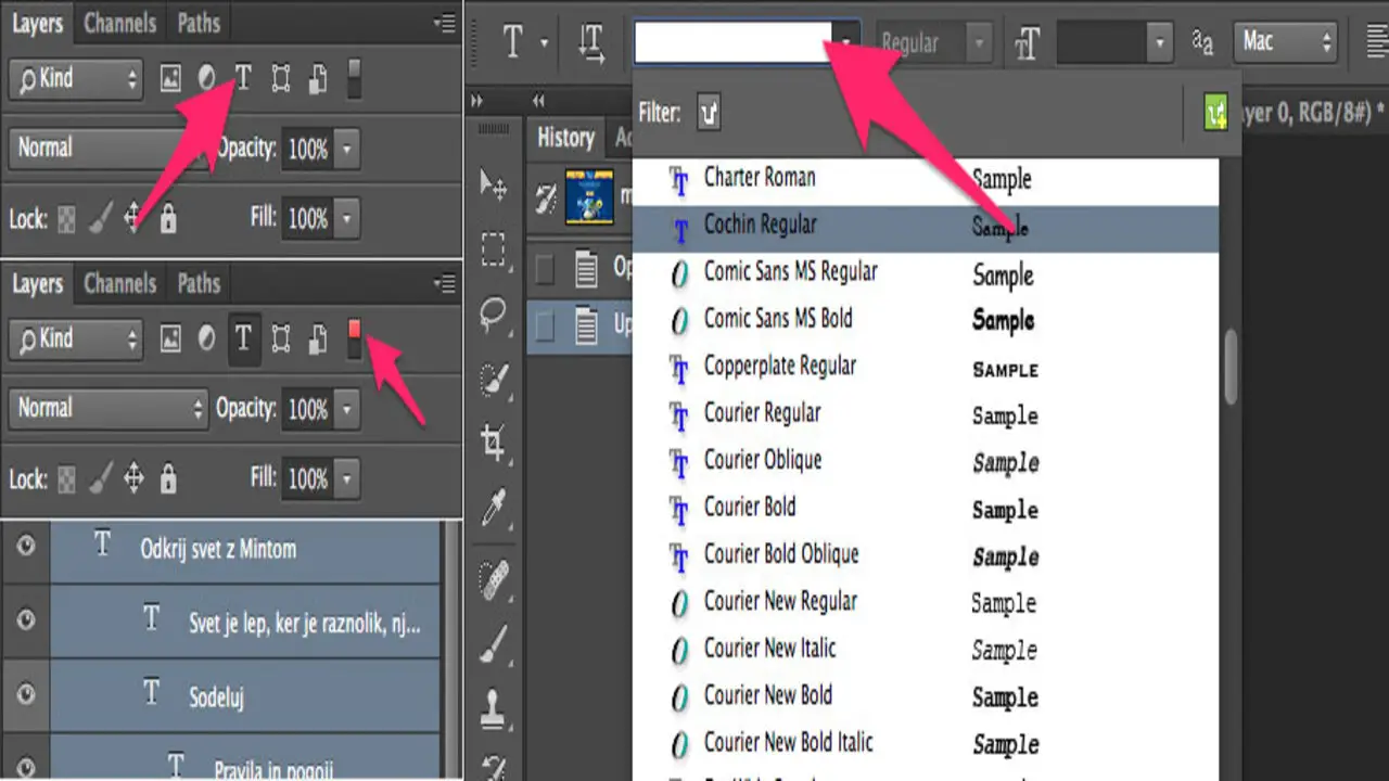 How To Change The Font Of A Single Text