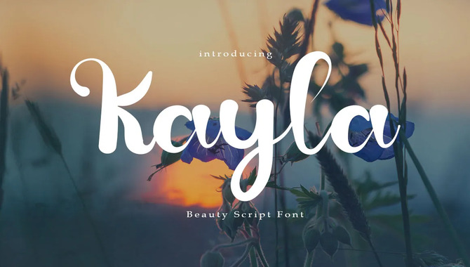 How To Download And Install Kayla Outline Font