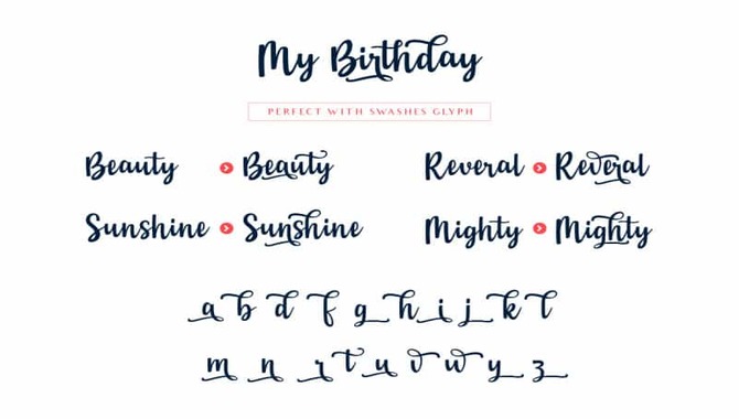 How To Incorporate Customized Birthday Fonts
