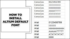 How To Install Altium Default Font – Step By Step Guide