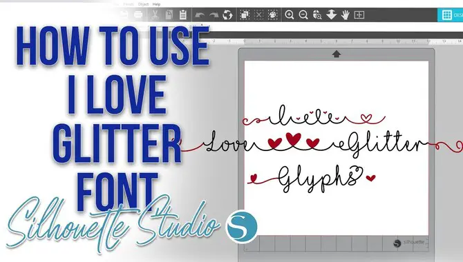 How To Install I Love Glitter Font