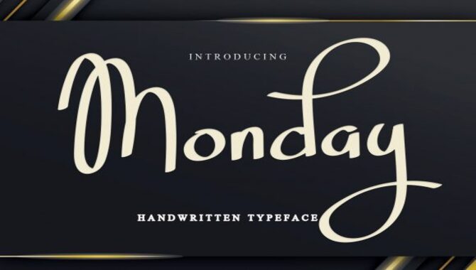 How To Purchase Monday Font