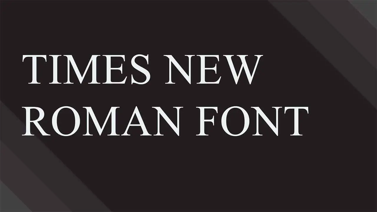 latex font times new roman