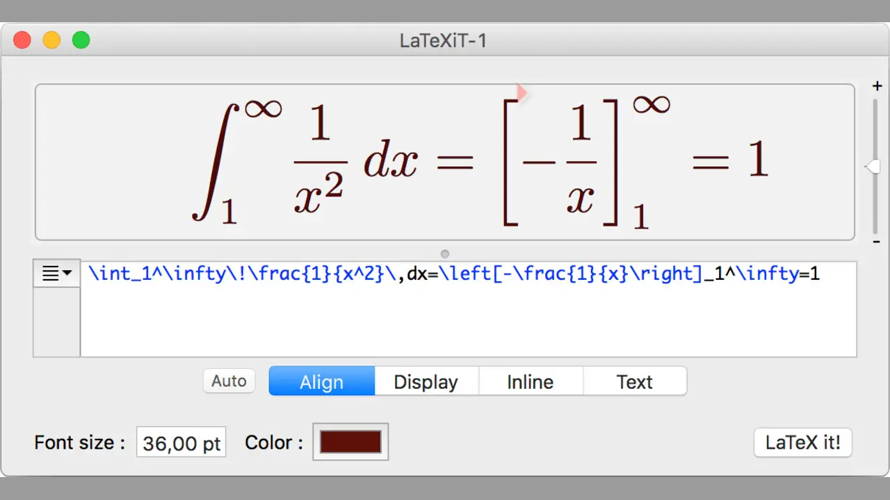 How To Use Latex Equation Font Size