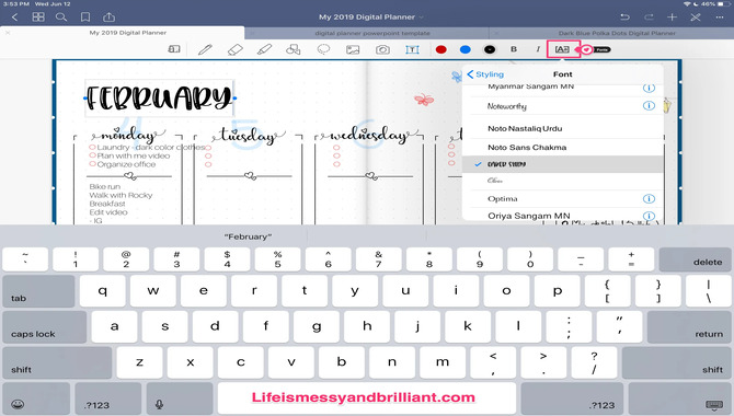 How to Choose the Right Digital Planner Font