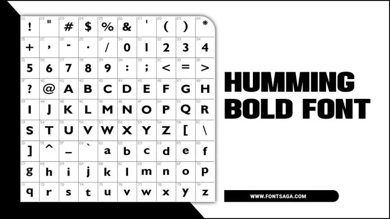 Humming Bold Font