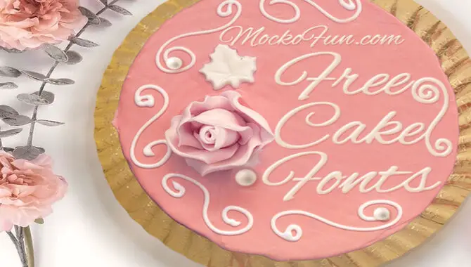 Importance Of Cake Font In Design