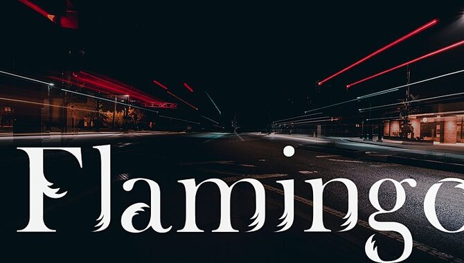 Importance Of Flamingo Font In Design