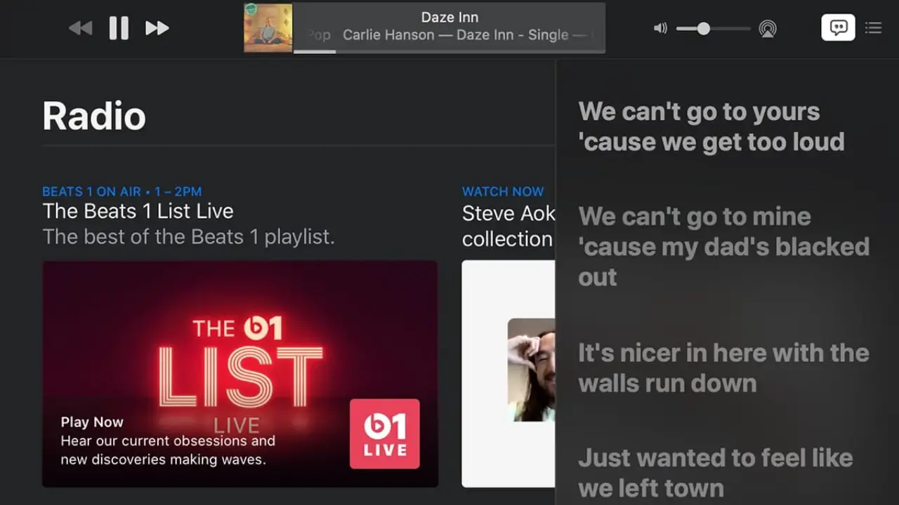 Lyric Font Size In Apple Music On A Mac – Apple Community
