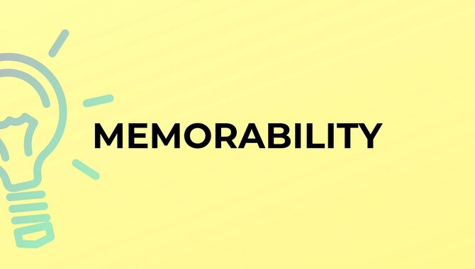 Memorability