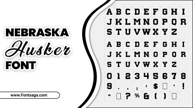 Nebraska Husker Font