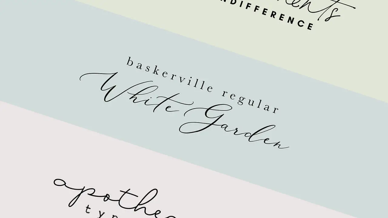 Pairing With Script Fonts