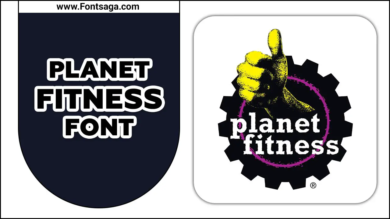 Planet Fitness Font