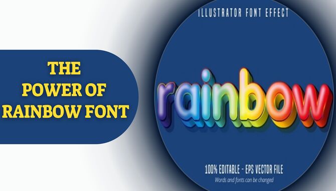 Power Of Rainbow Font