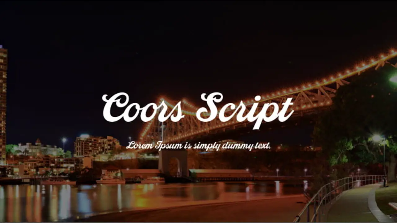 Significance And Impact Of Coors Font