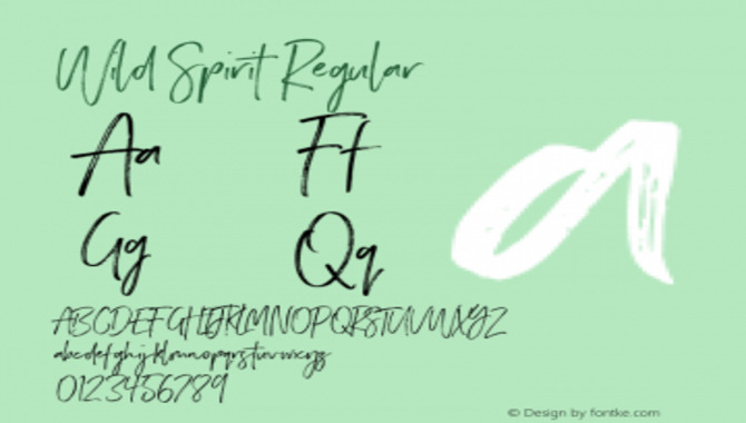 Styling With Bohema Spirit Font