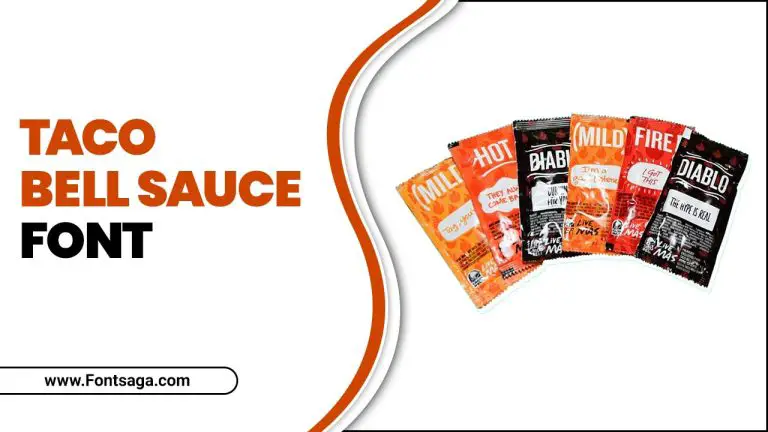 Taco Bell Sauce Font