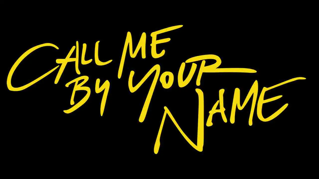 The Uses Of Font Call Me By Your Name