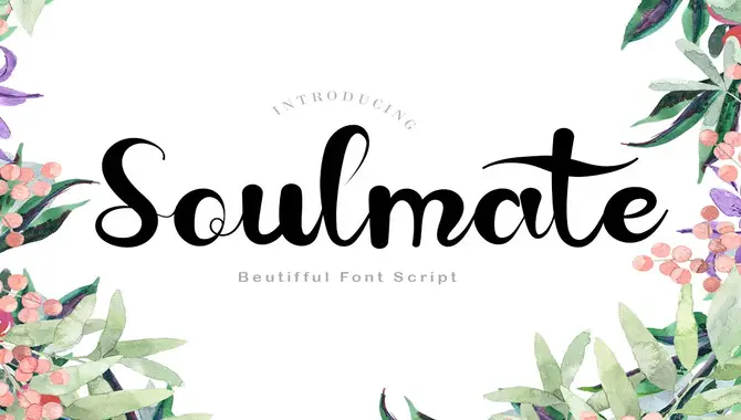 Types Of Soulmate Fonts