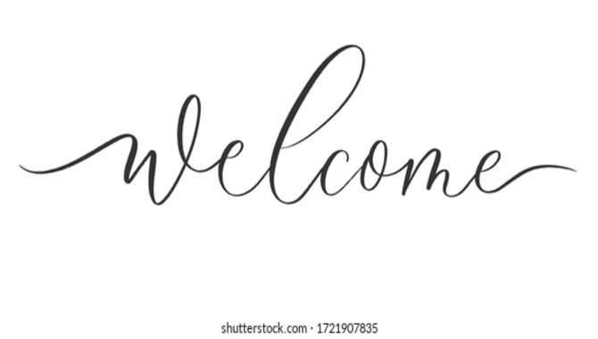 Types Of Welcome Font Calligraphy