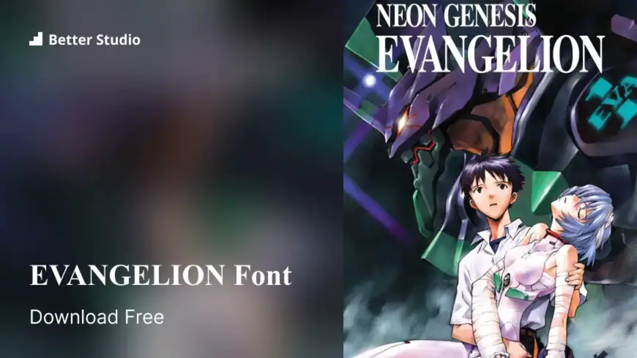 Usage Of The Font In Neon Genesis Evangelion
