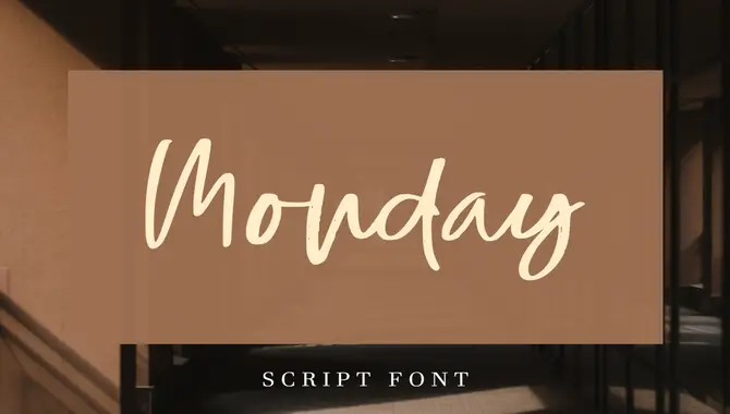 Using Monday Font In Your Designs