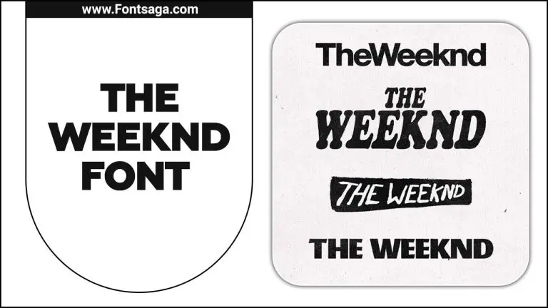 Weeknd Font