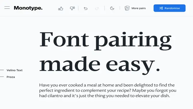 What Are Font Pairings