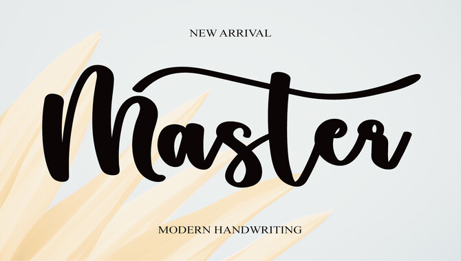 What Are Master Fonts