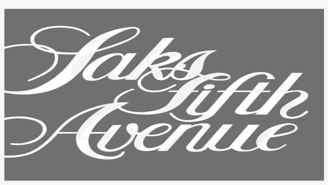 What Are Some Possible Fonts Used In The Saks Fifth Avenue Logo