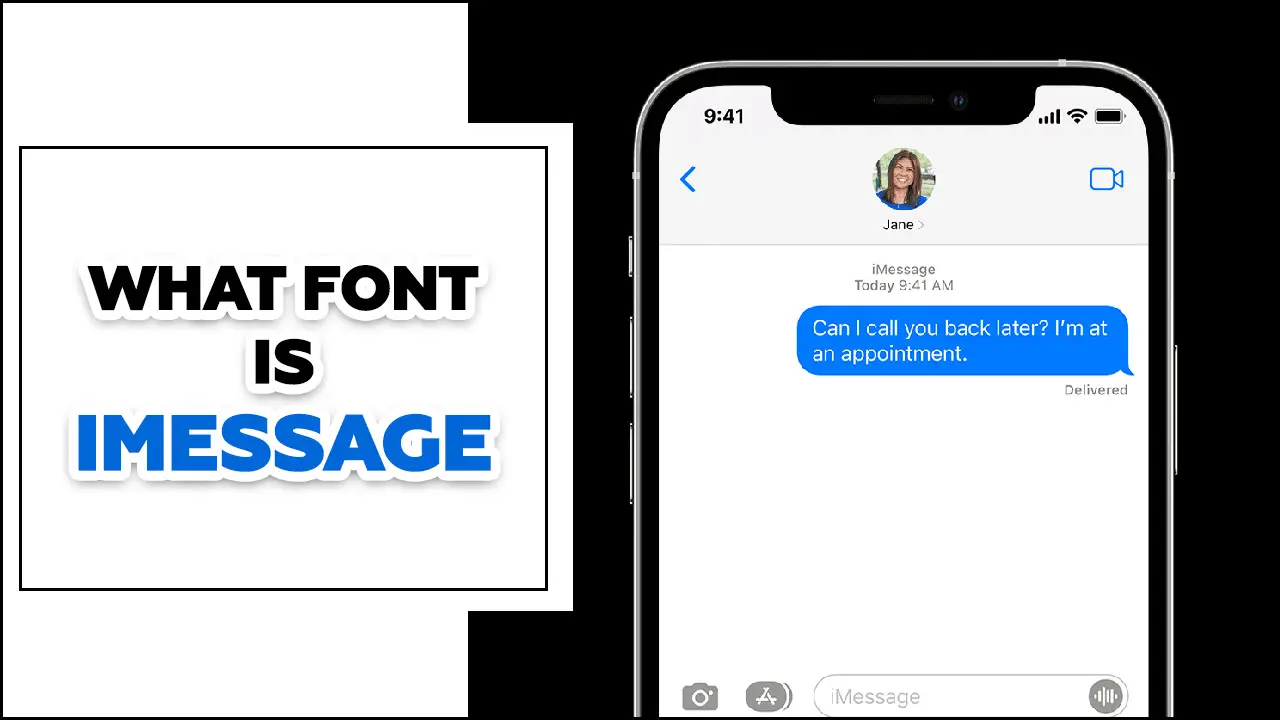 What Font Is Imessage