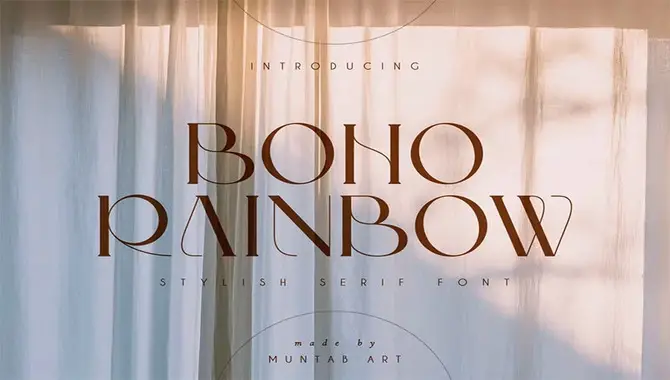 What Is Boho Font